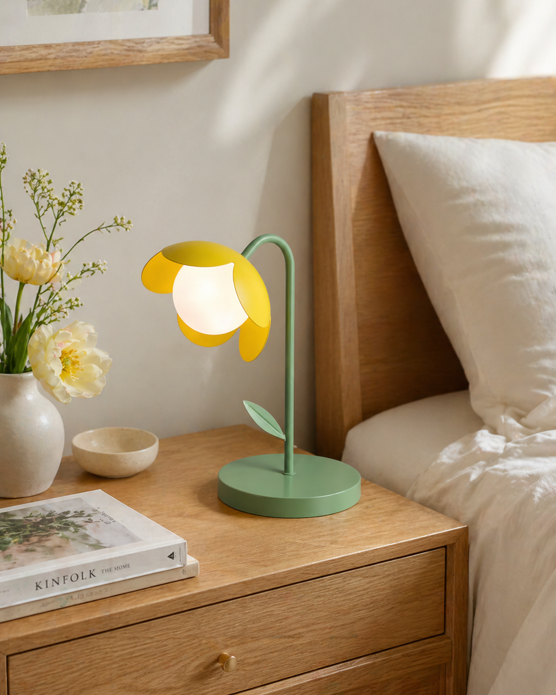 Tulip lámpara de mesa