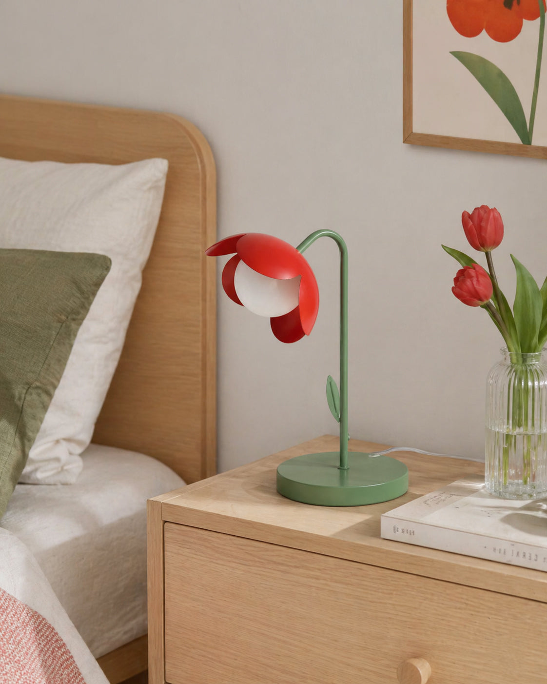 Tulip lámpara de mesa