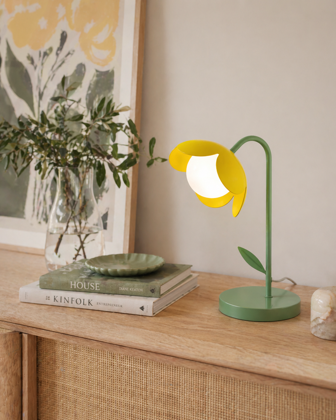Tulip lámpara de mesa