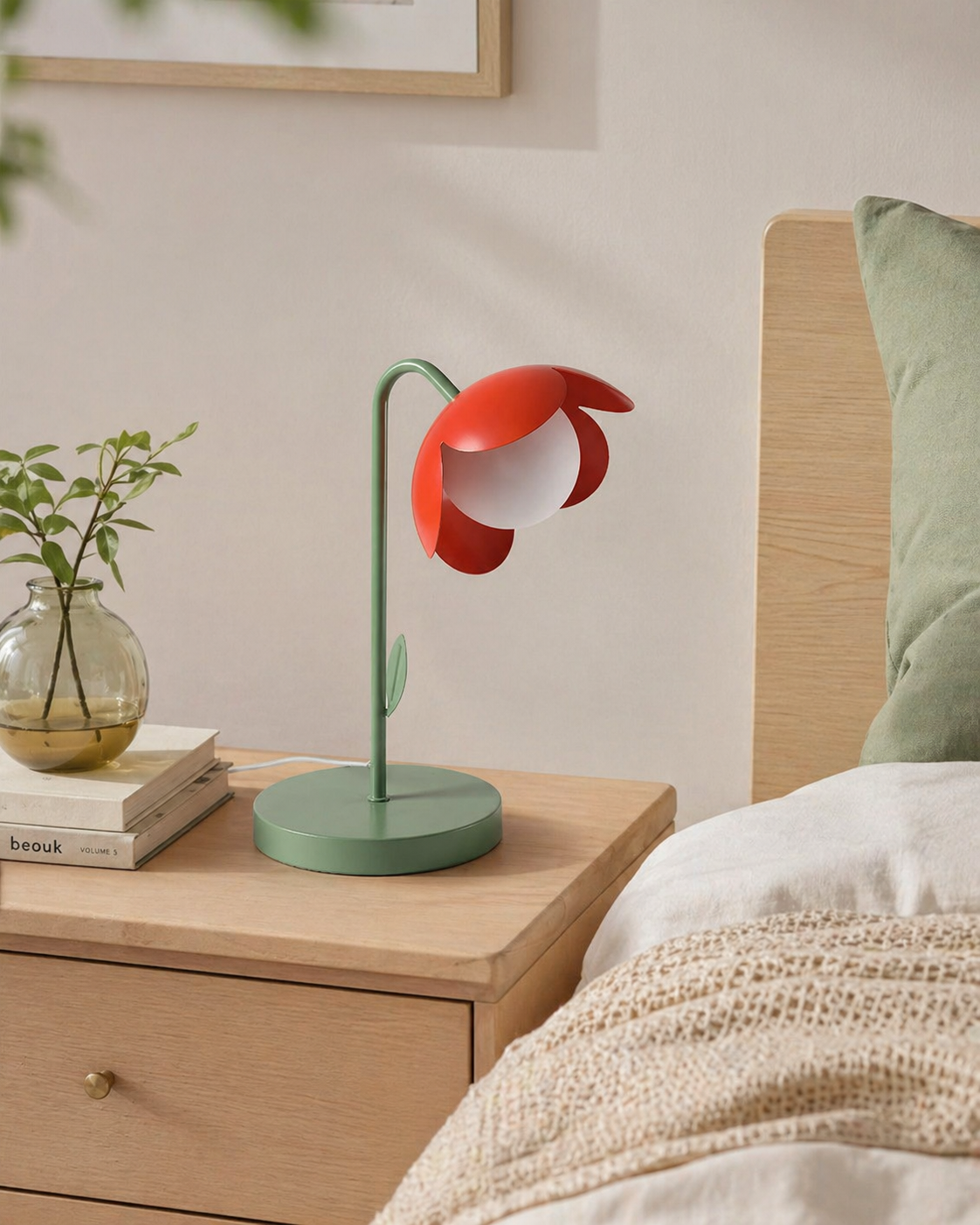 Tulip lámpara de mesa