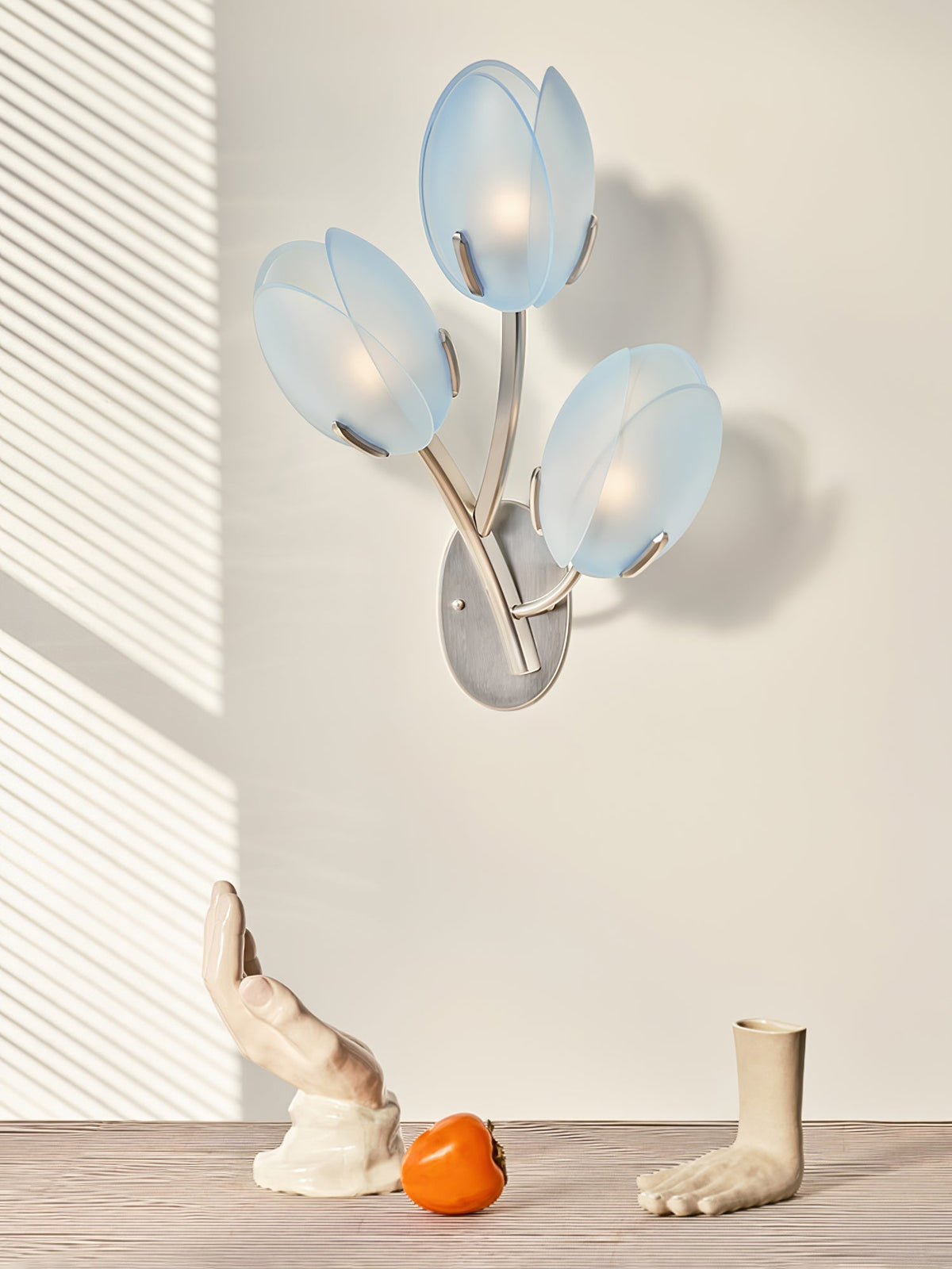 Jovell nórdico Art floración aplique de pared de vidrio