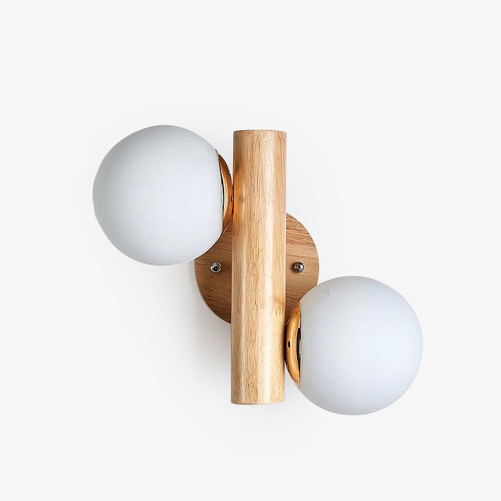 Fioran aplique de pared de madera estilo escandinavo