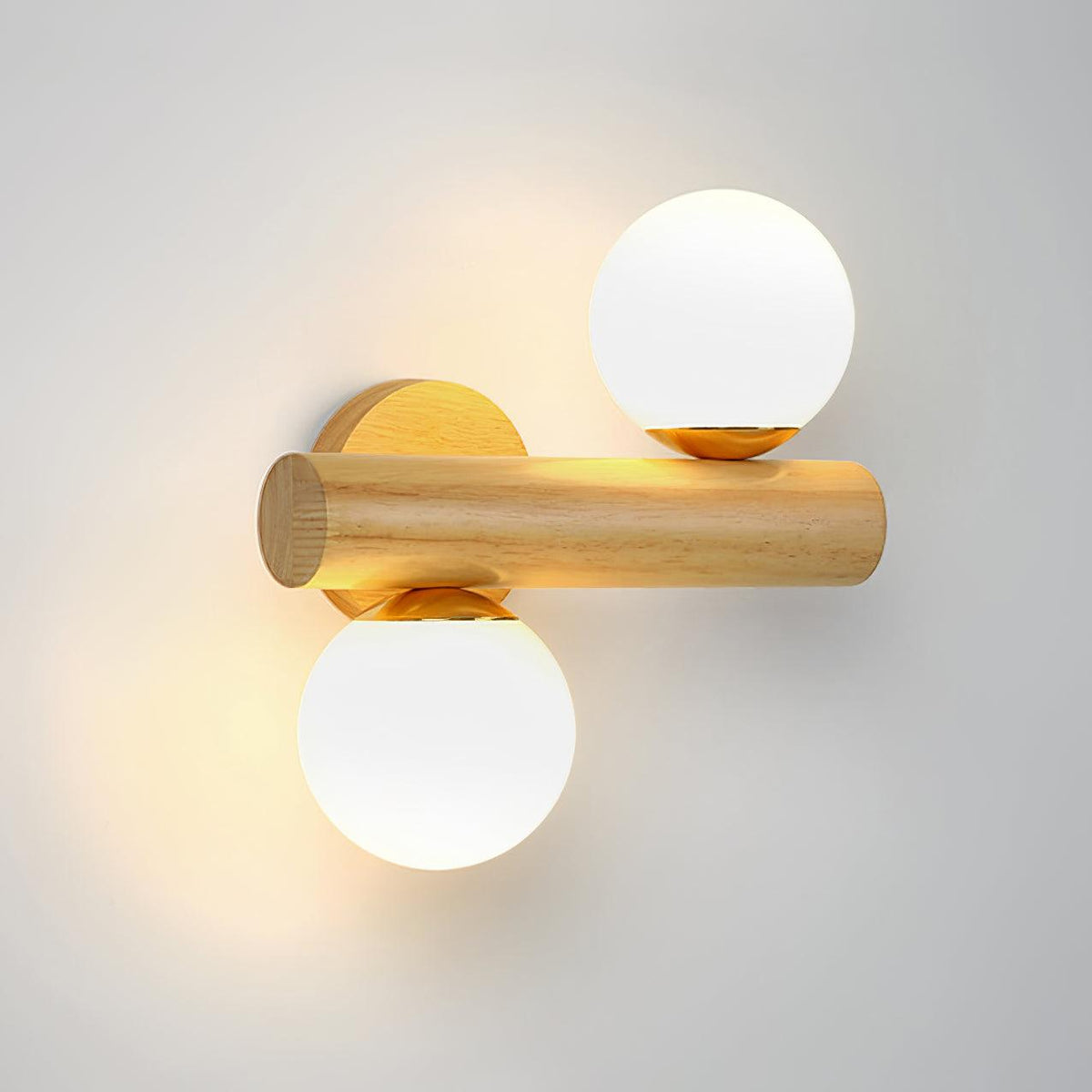Fioran aplique de pared de madera estilo escandinavo