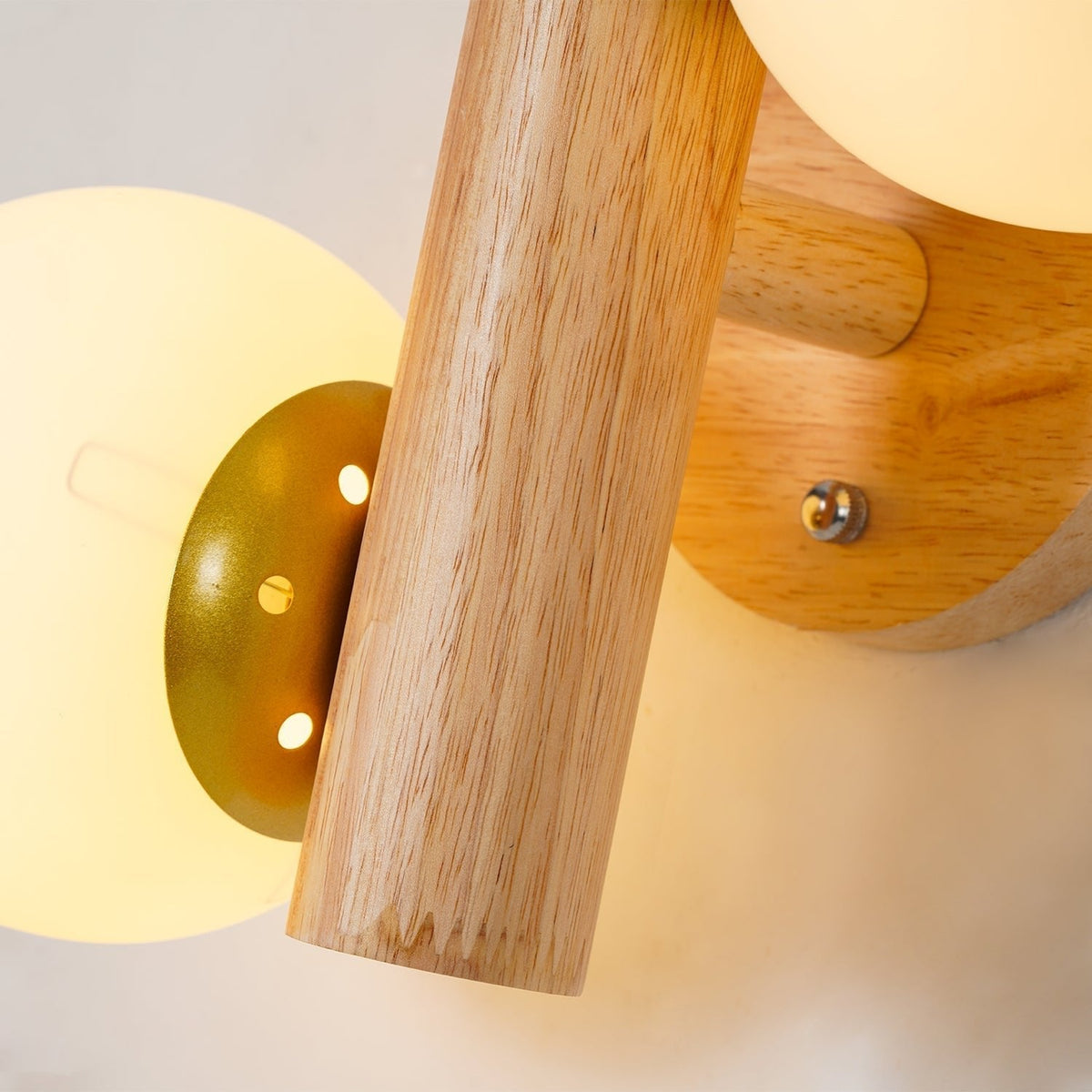 Fioran aplique de pared de madera estilo escandinavo