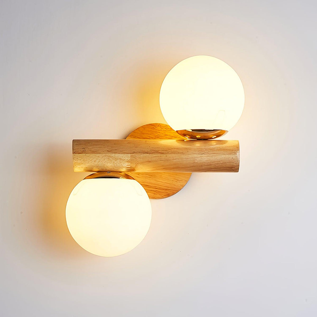 Fioran aplique de pared de madera estilo escandinavo