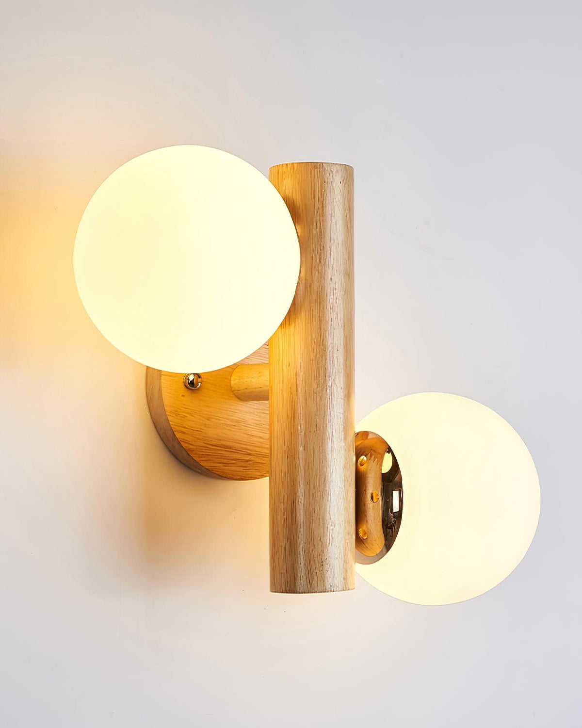 Fioran aplique de pared de madera estilo escandinavo