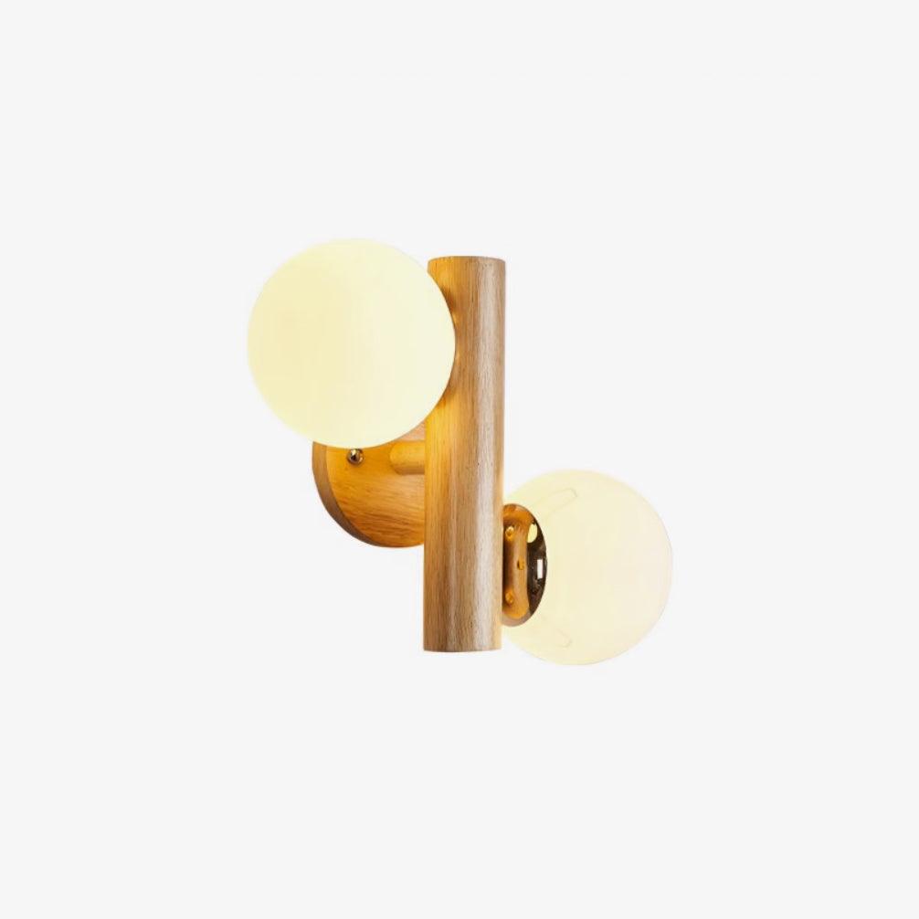 Fioran aplique de pared de madera estilo escandinavo