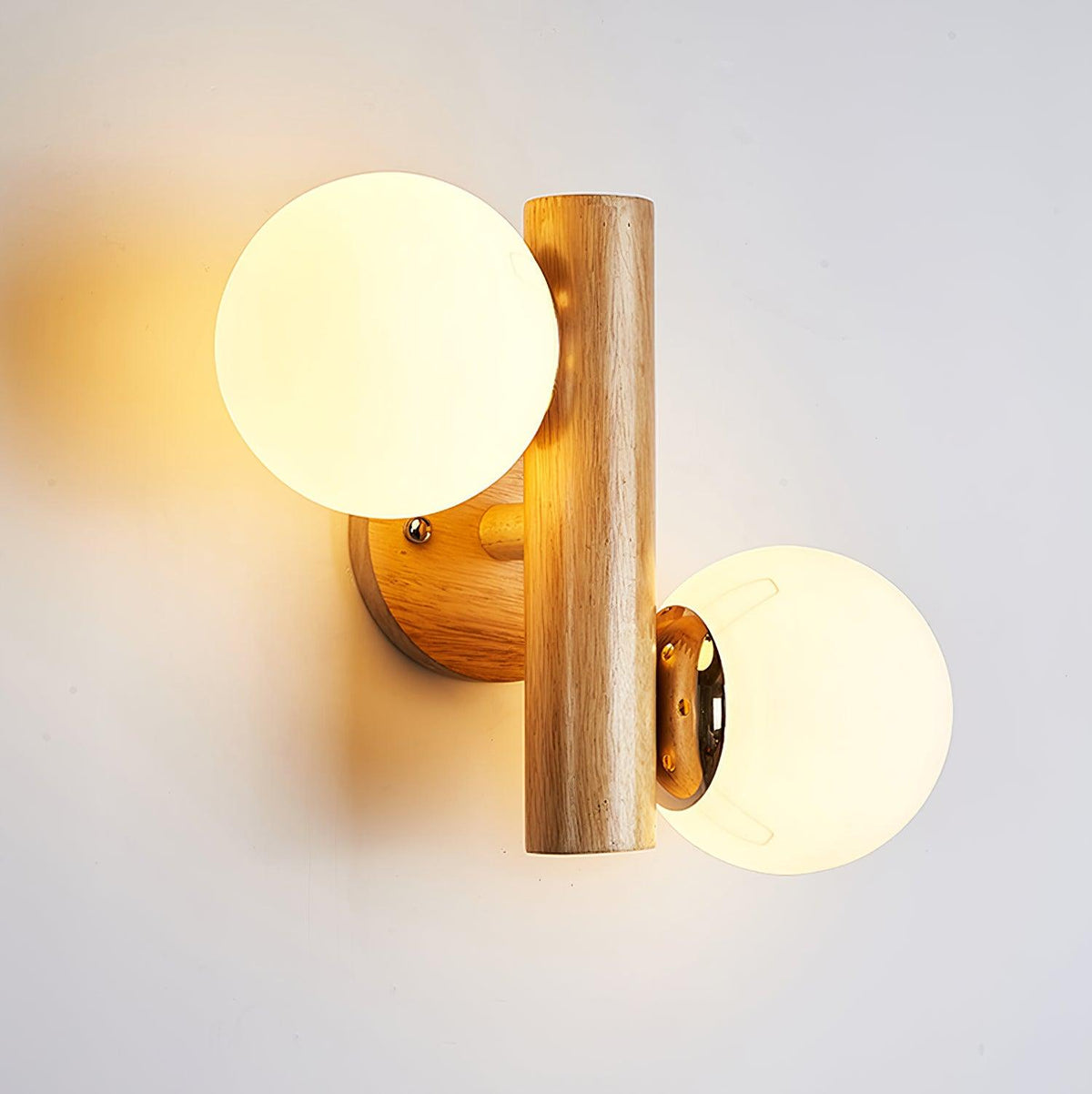 Fioran aplique de pared de madera estilo escandinavo