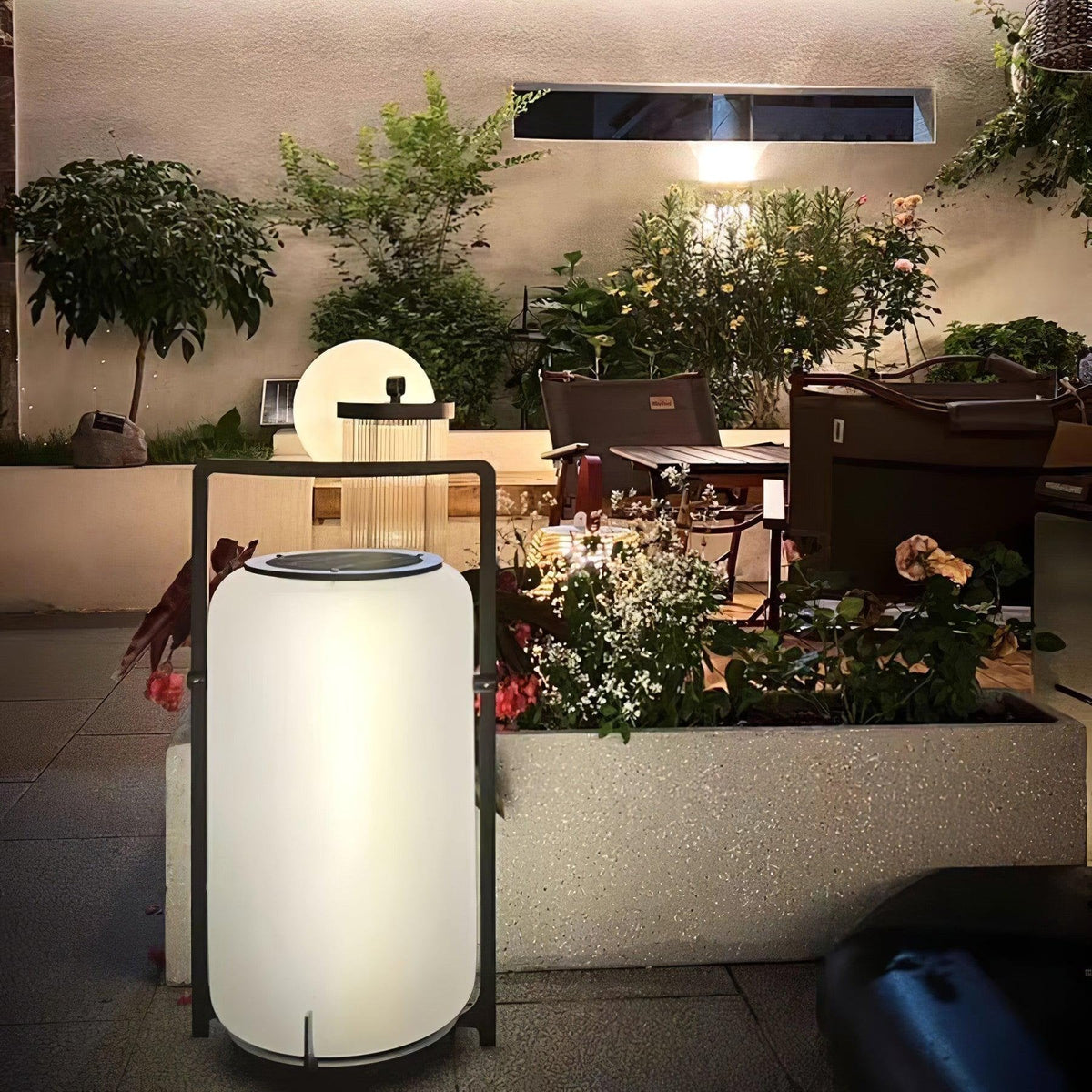 Jave lámpara de mesa exterior solar