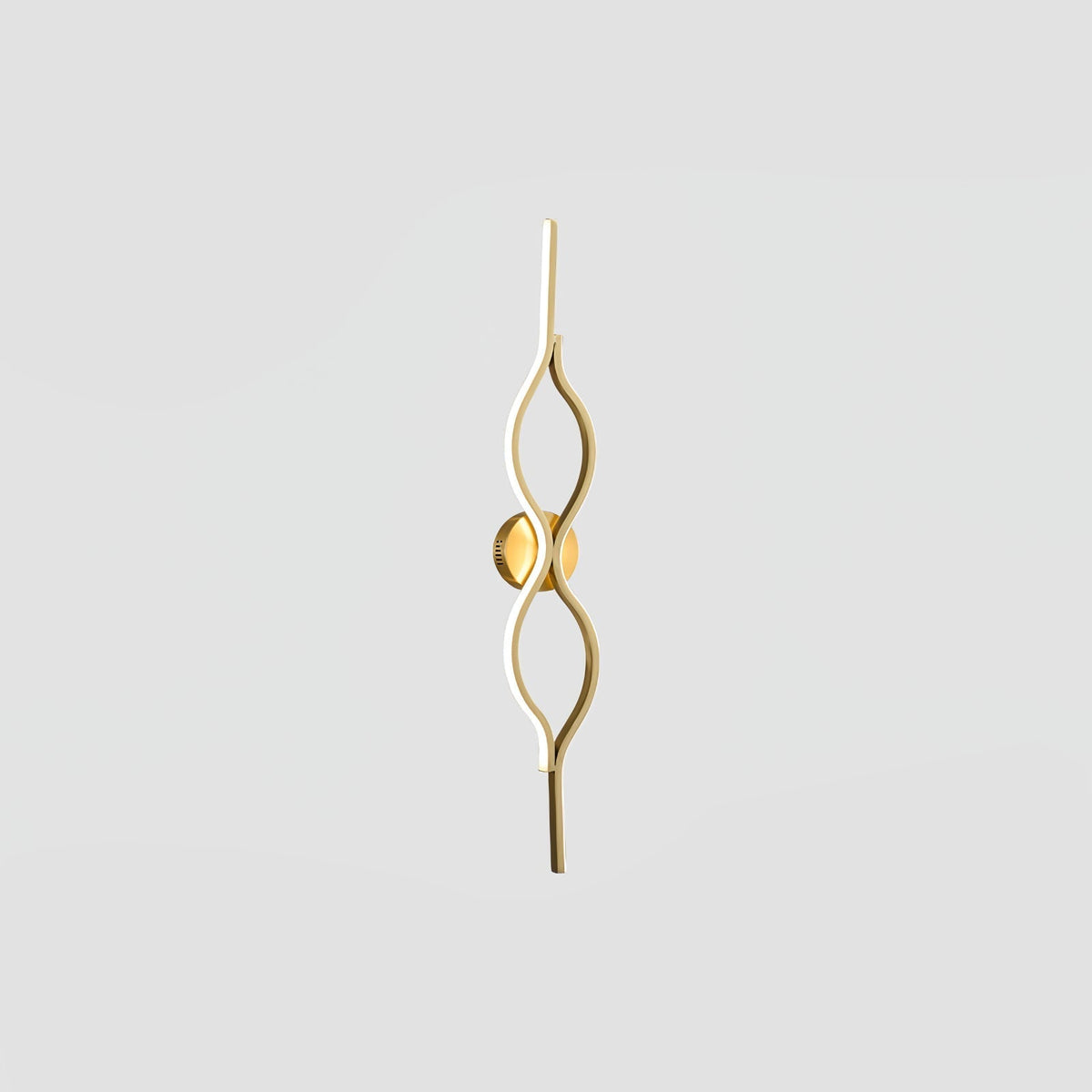 Myvenen aplique de pared de estilo clásico Twist en latón
