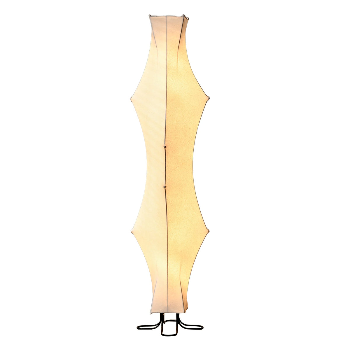 Vela Twist Silk lámpara de pie