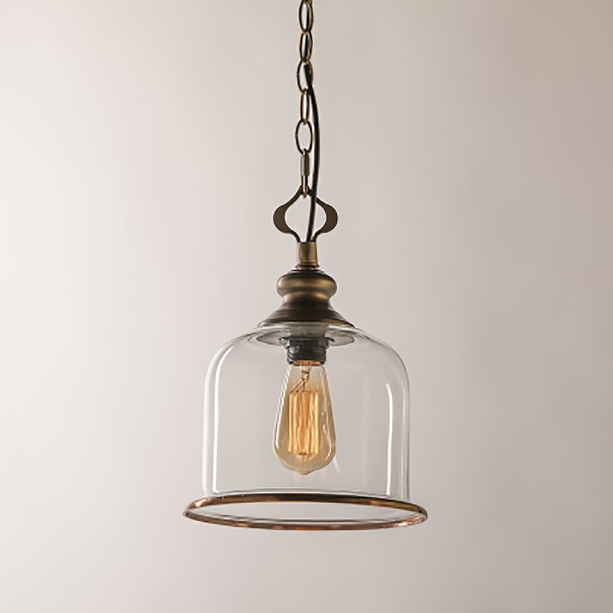 Celaniella lámpara colgante Vintage elegancia de vidrio