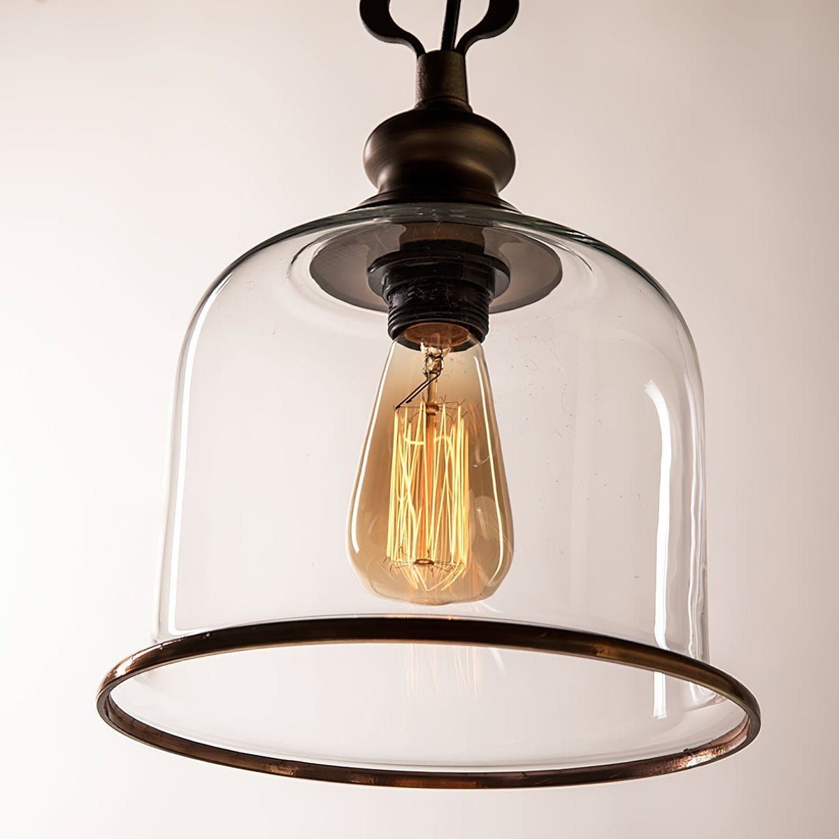 Celaniella lámpara colgante Vintage elegancia de vidrio