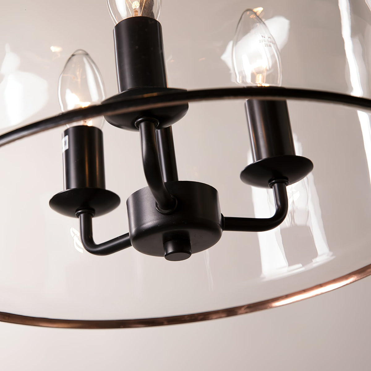 Celaniella lámpara colgante Vintage elegancia de vidrio