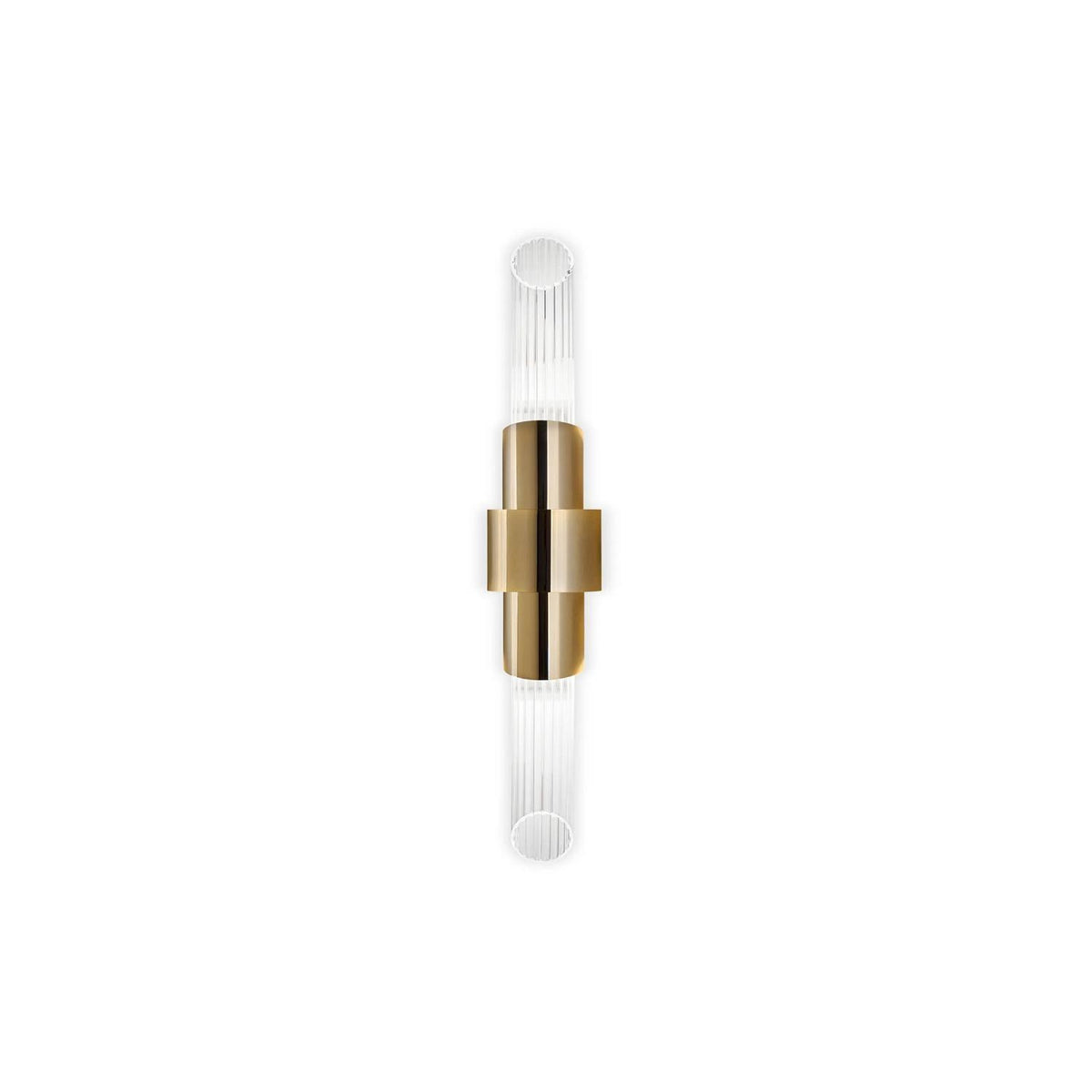 Seluise aplique de pared nórdico pequeño de cristal y metal