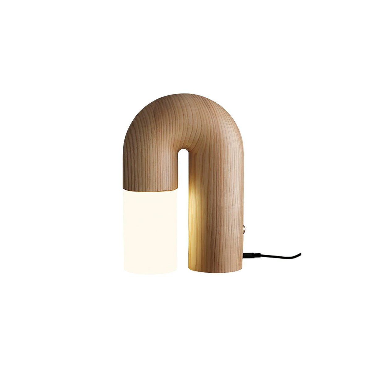 Arch lámpara de mesa de madera