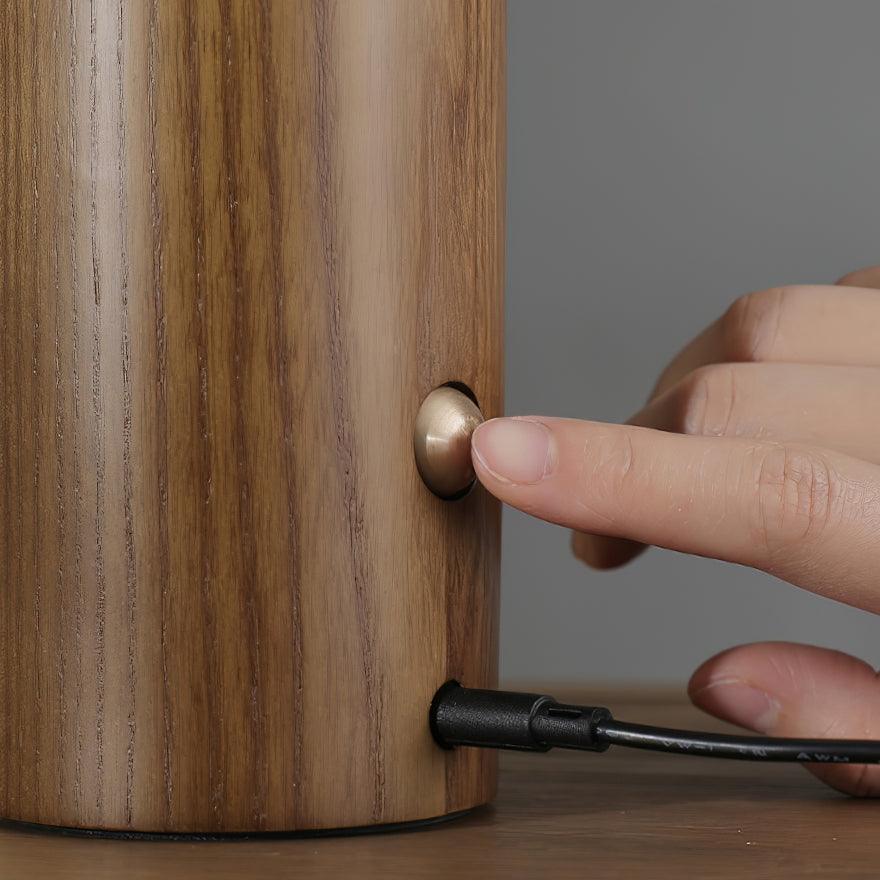 Arch lámpara de mesa de madera