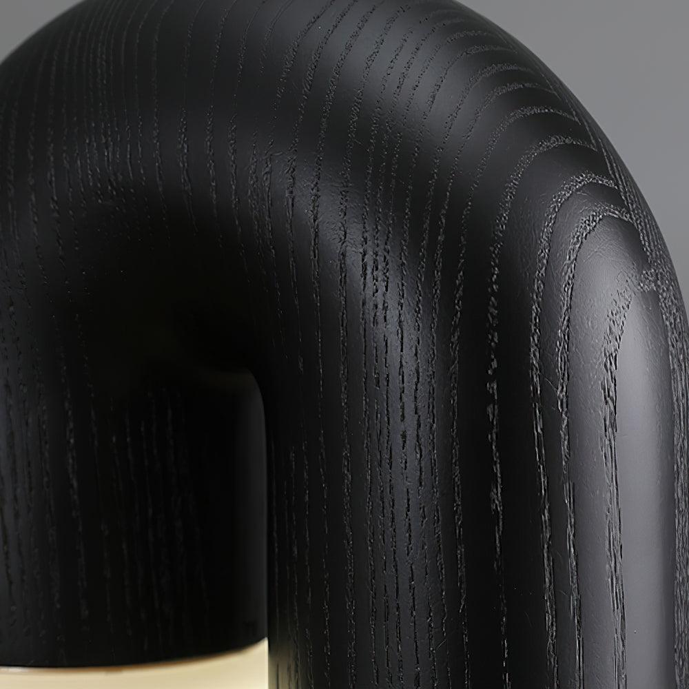 Arch lámpara de mesa de madera