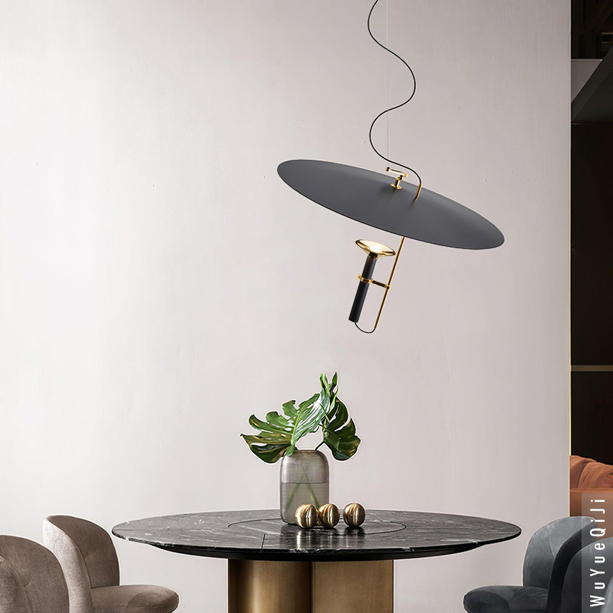 Dven lámpara colgante Premium nórdica UFO