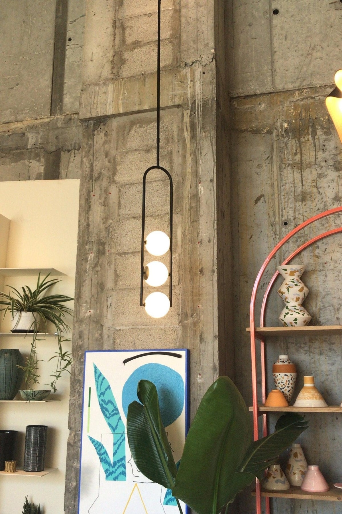 Evelaris lámpara colgante moderna minimalista nórdica de arte en vidrio