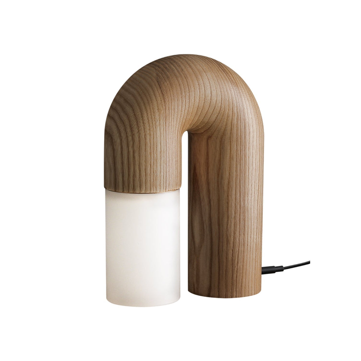 Arch lámpara de mesa de madera