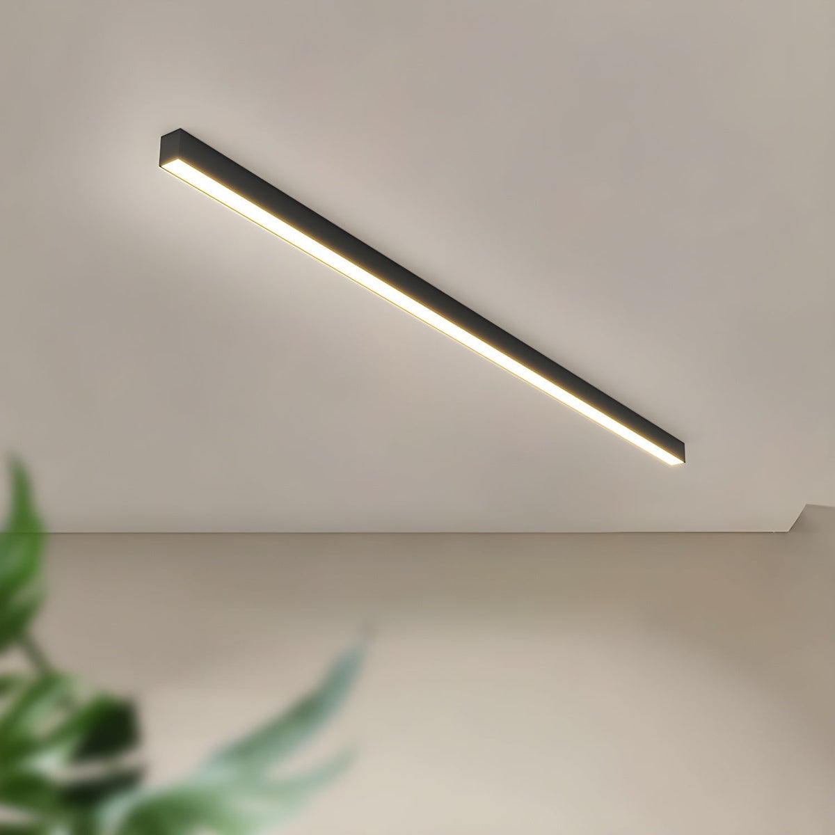 Somino lámpara de techo lineal ultra delgada minimalista funcional