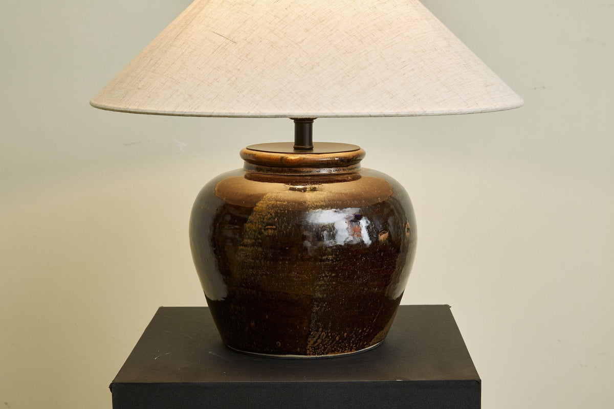 Ravien lámpara de mesa Umber Jar