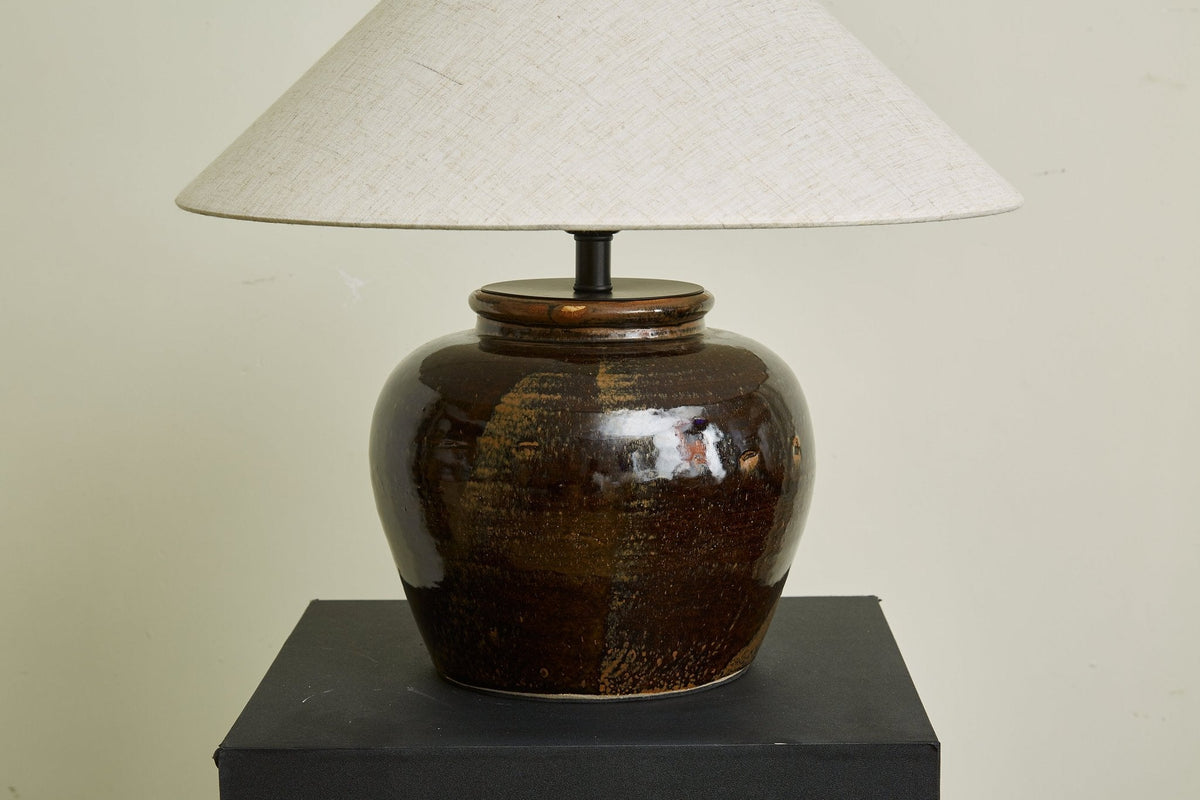 Ravien lámpara de mesa Umber Jar