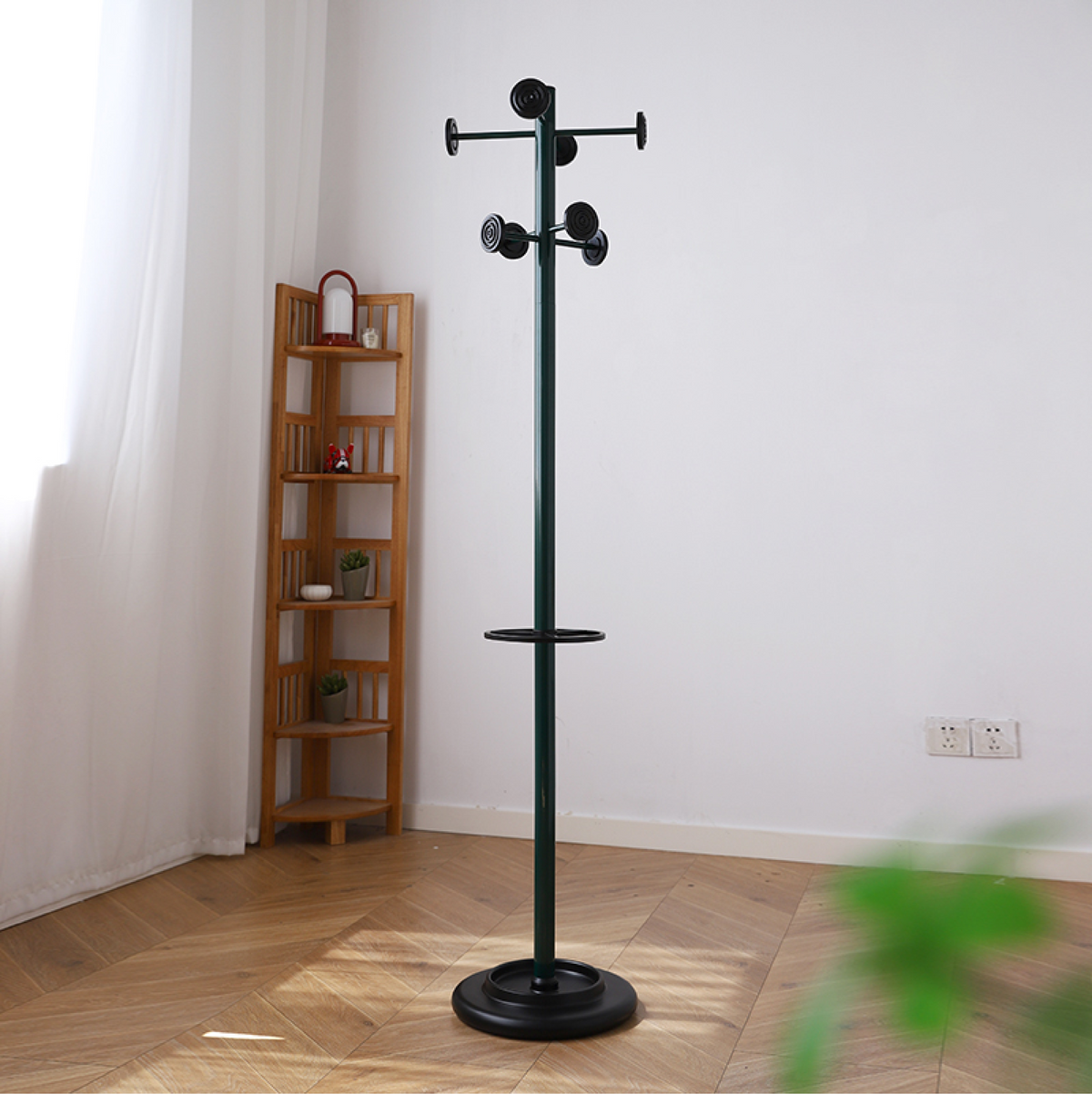Rufian Soporte para sombrillas con perchero