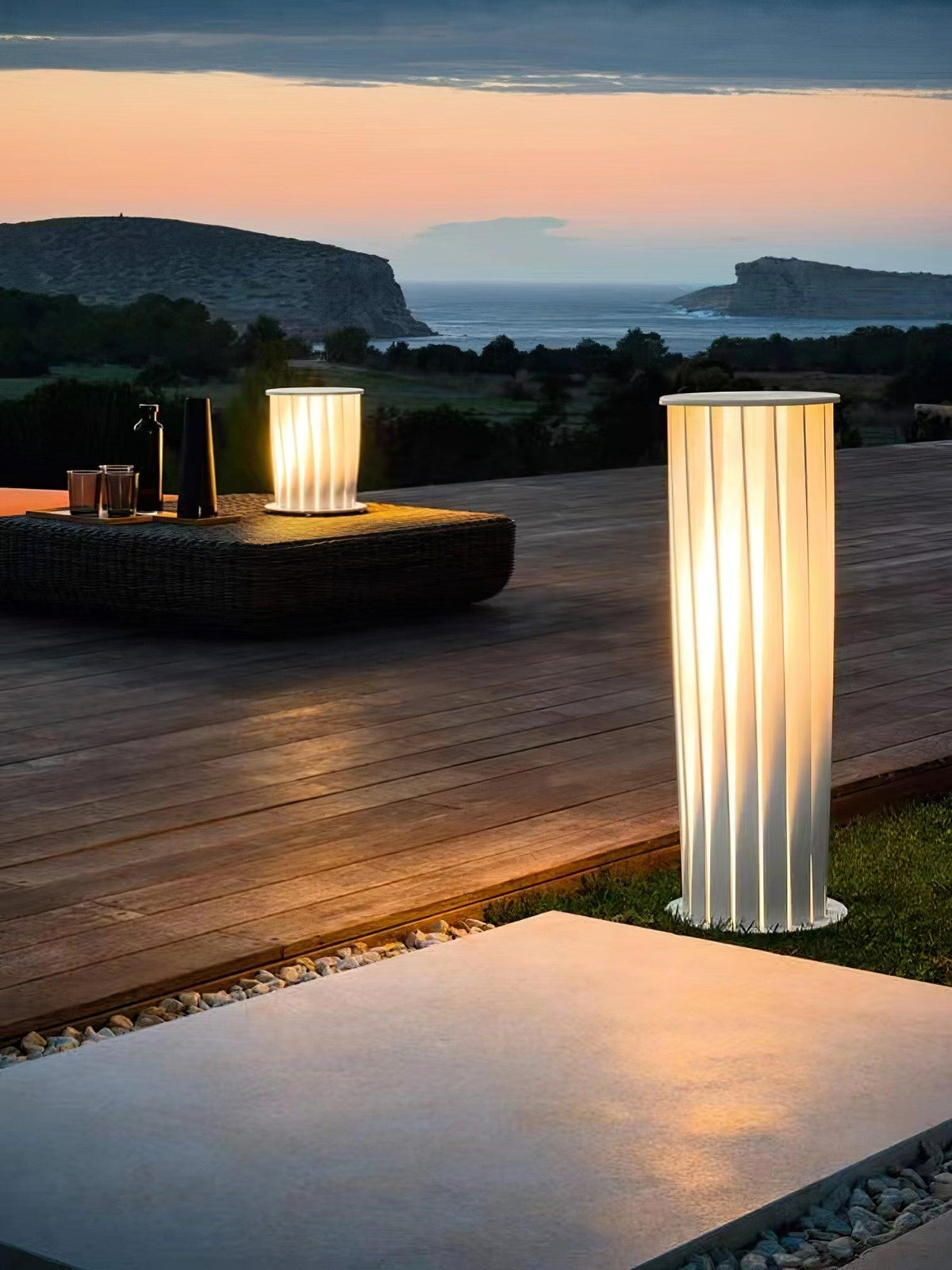 Veliria luminaria exterior de acrílico