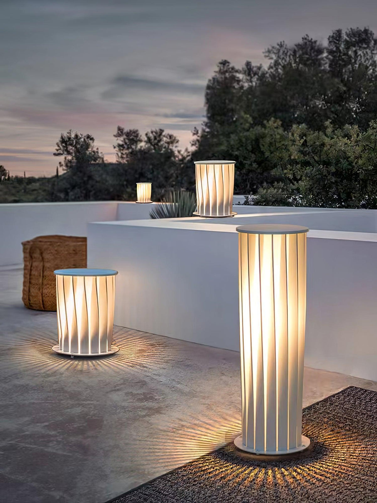 Veliria luminaria exterior de acrílico