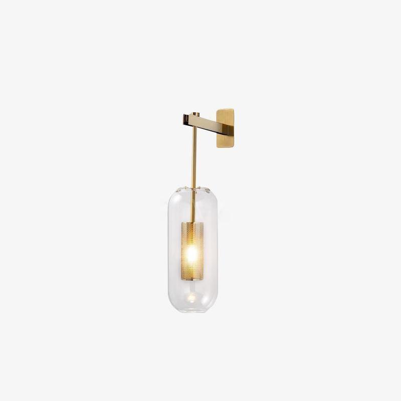 Eirinette aplique de pared Premium con vidrio nórdico