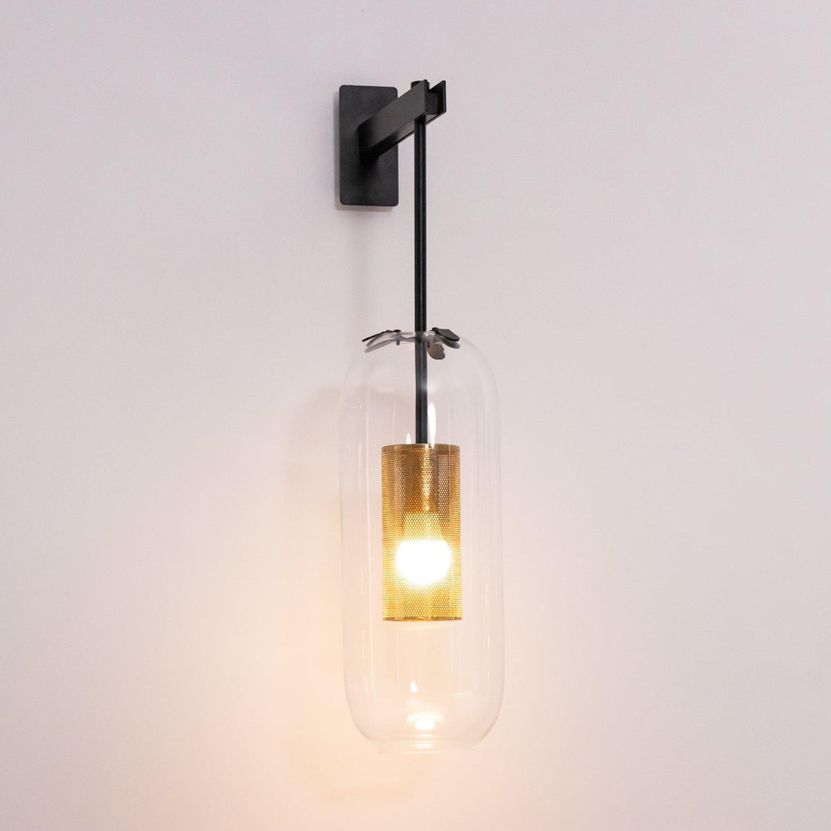 Eirinette aplique de pared Premium con vidrio nórdico