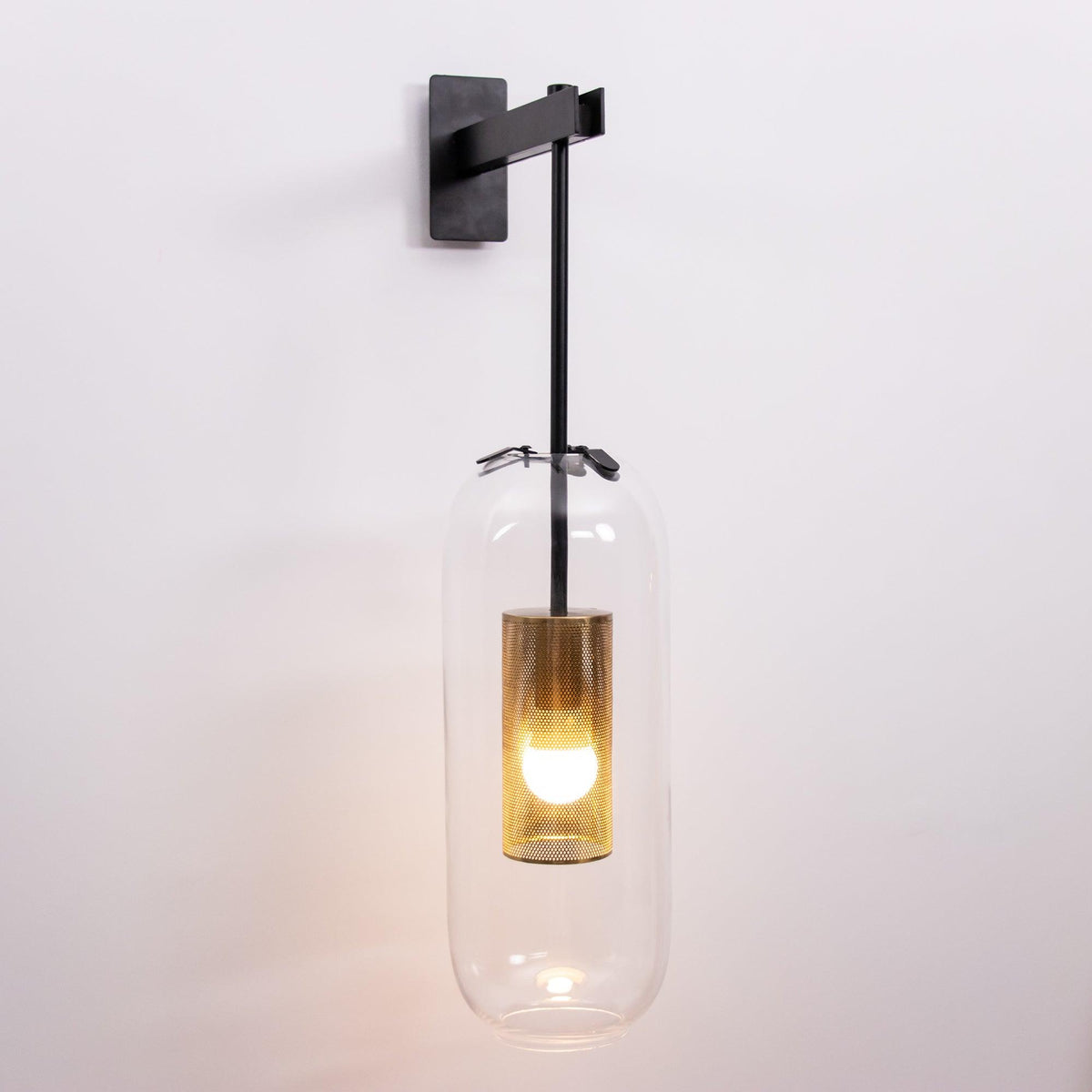 Eirinette aplique de pared Premium con vidrio nórdico