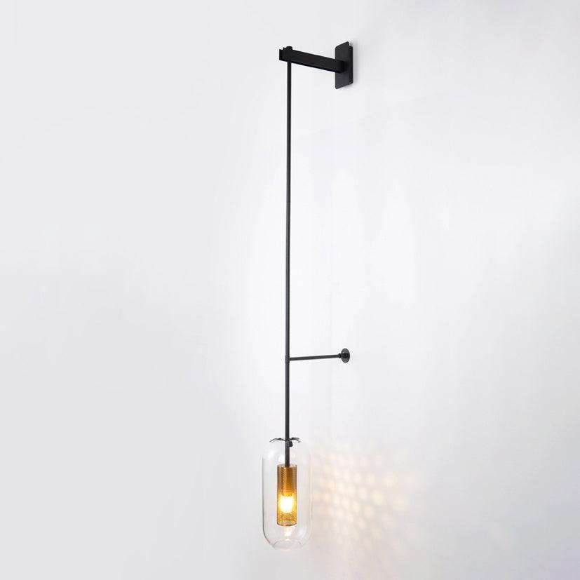 Dae aplique de pared moderno minimalista de vidrio