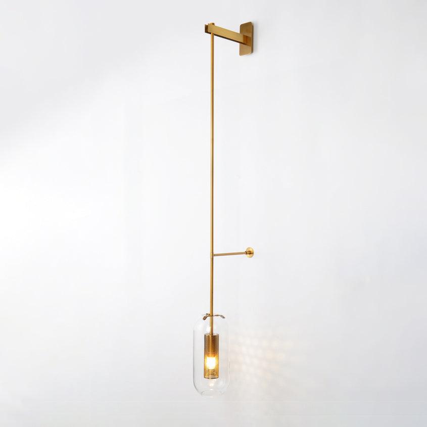 Dae aplique de pared moderno minimalista de vidrio