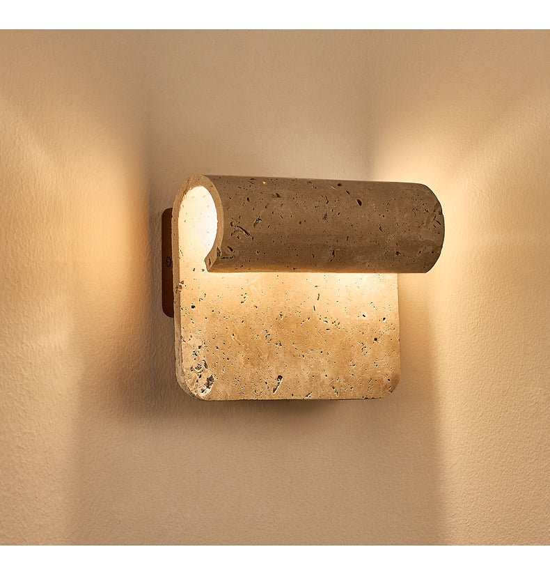 Vaelan aplique de pared travertino