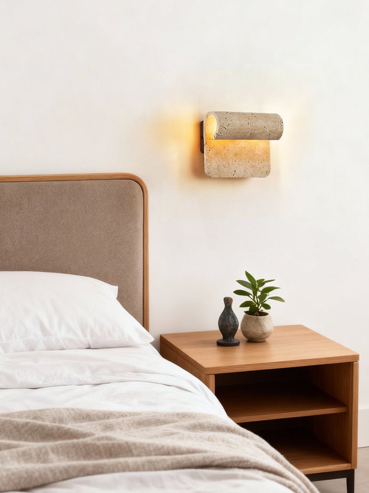 Vaelan aplique de pared travertino