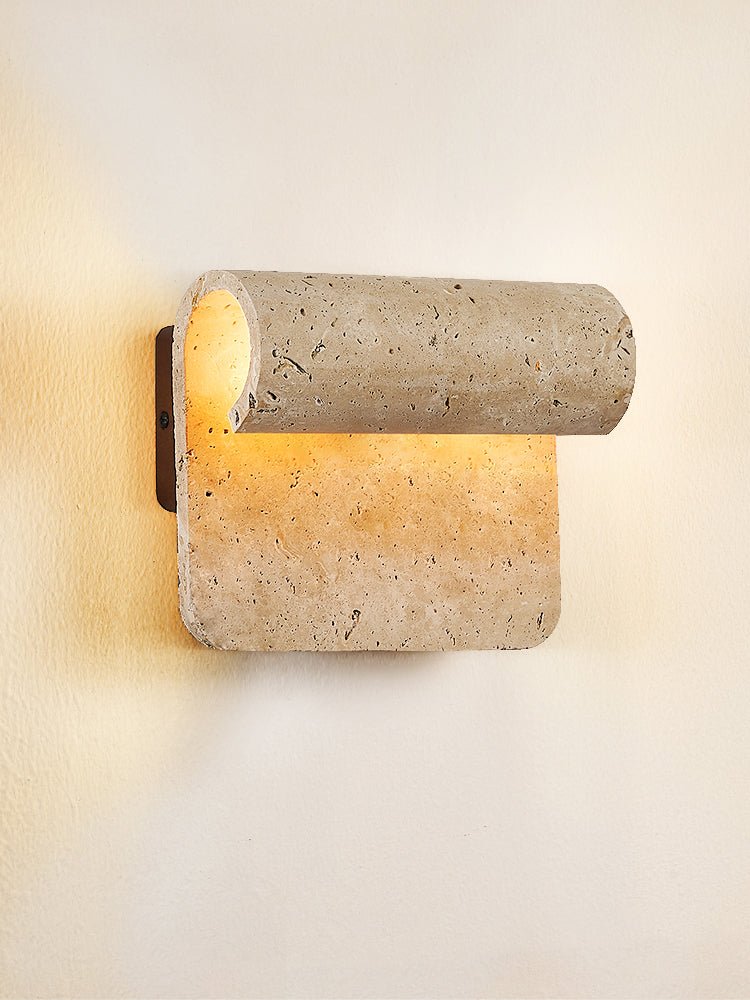 Vaelan aplique de pared travertino