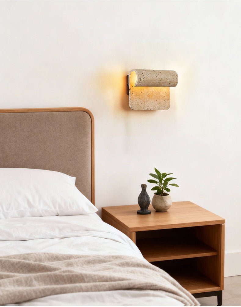 Vaelan aplique de pared travertino