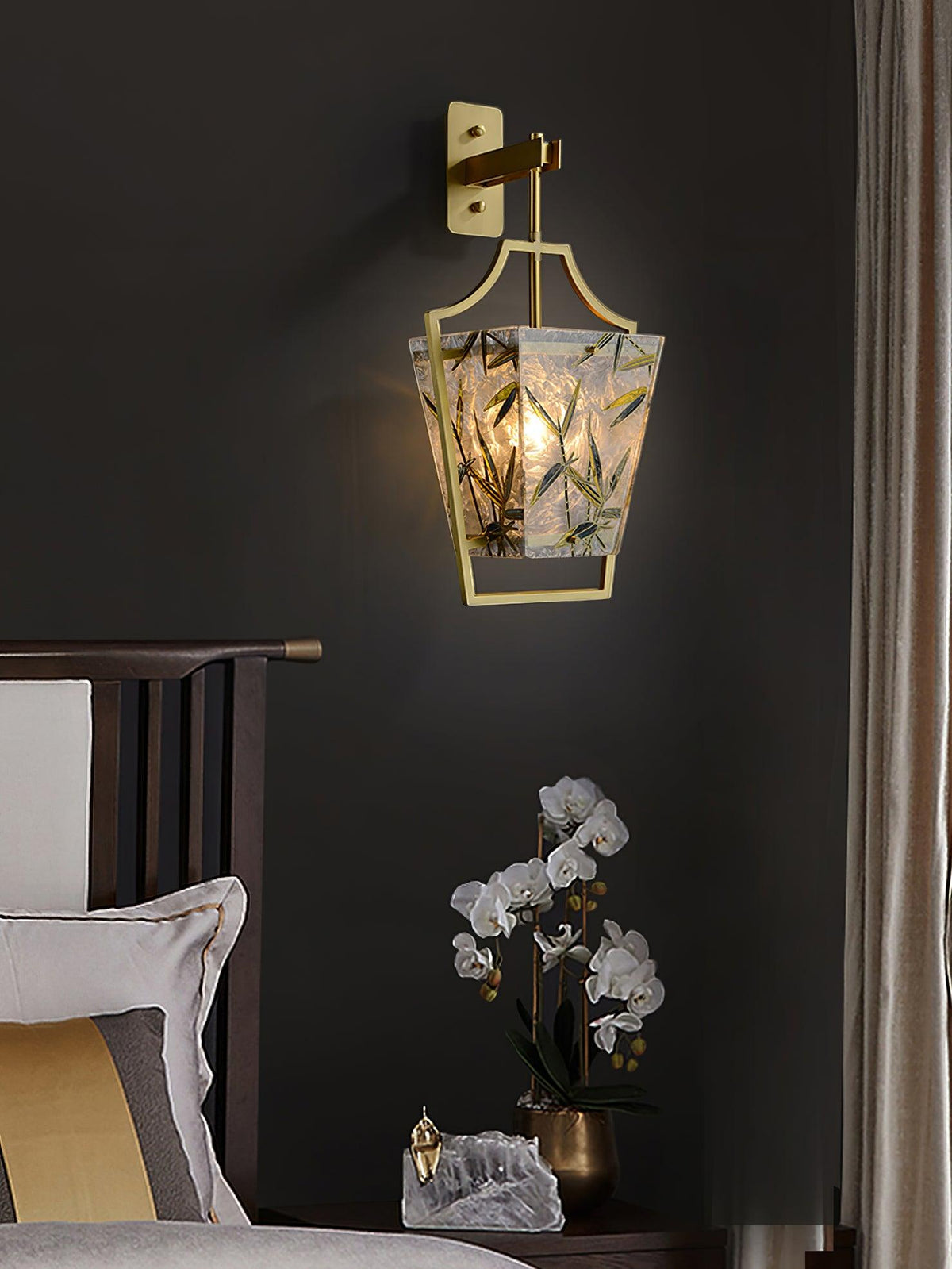 Zenith aplique de pared elegante en latón