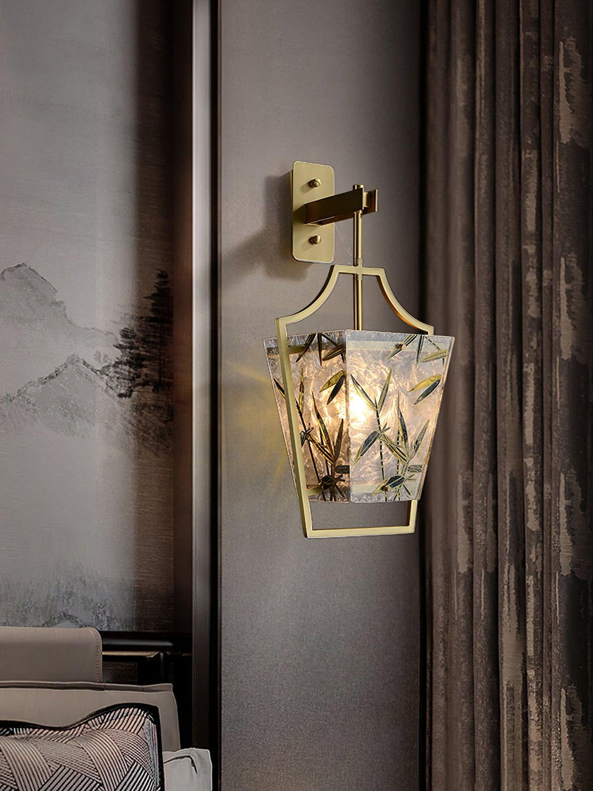 Zenith aplique de pared elegante en latón