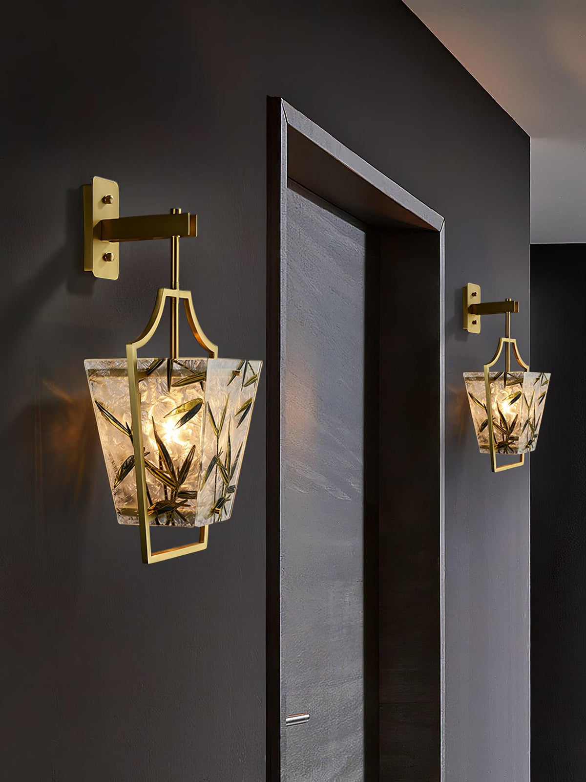Zenith aplique de pared elegante en latón