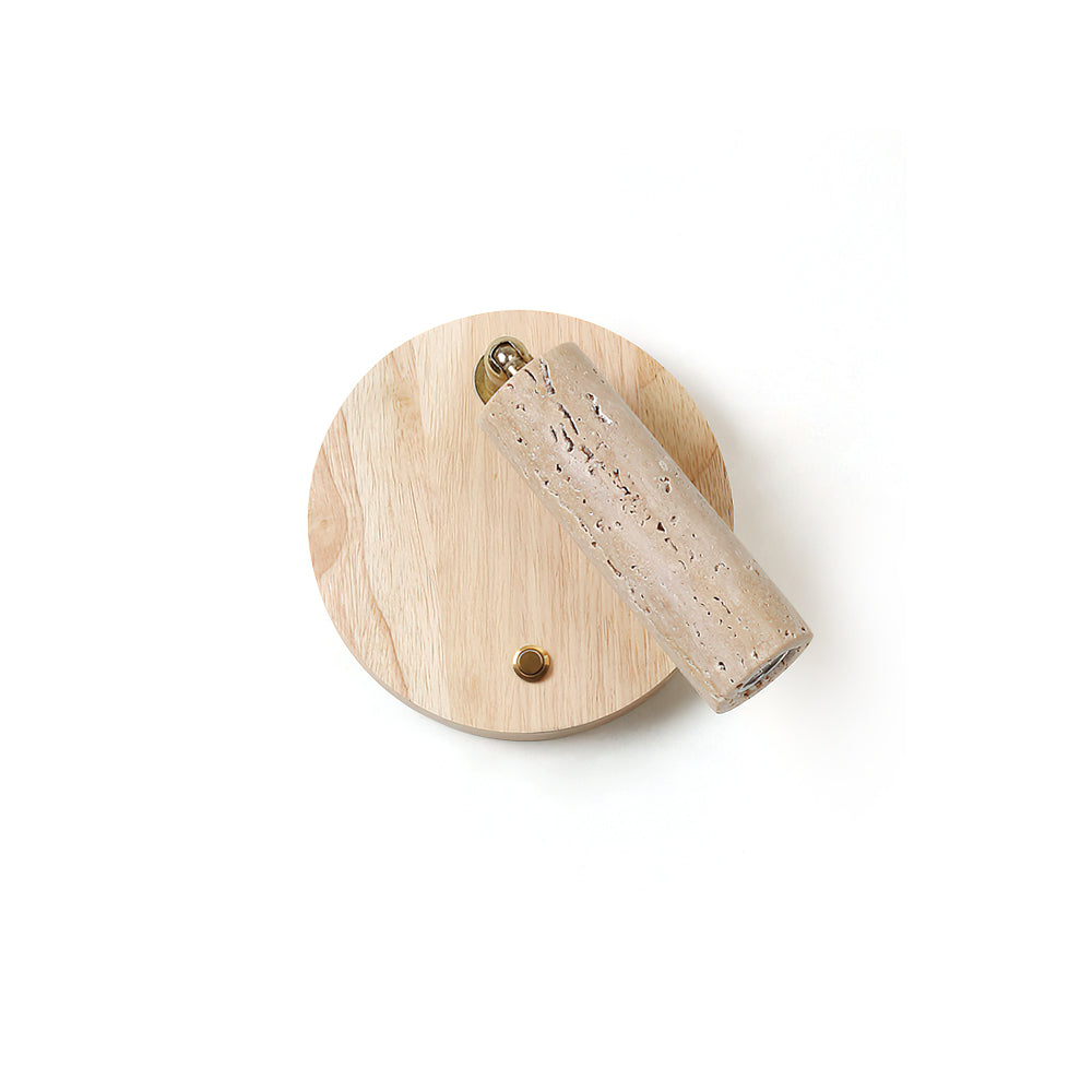 Aspen aplique de pared de travertino beige