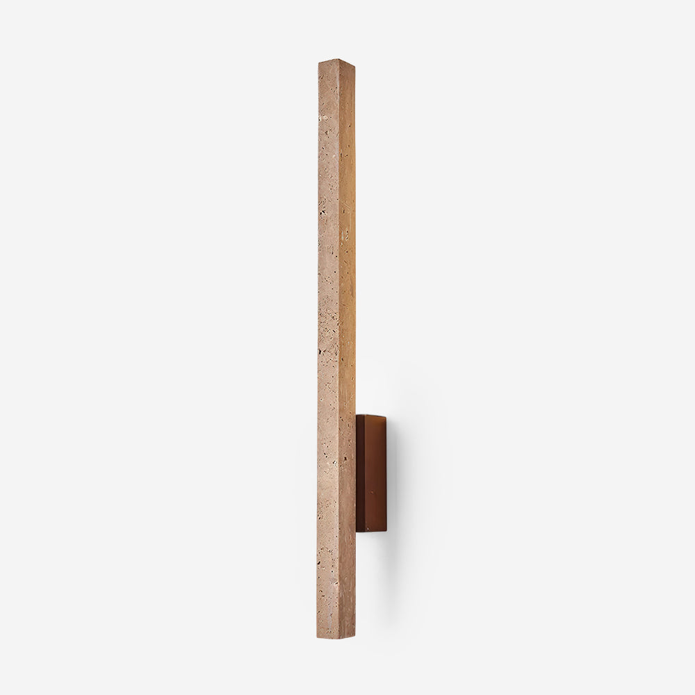Corvella aplique de pared Slim lineal de travertino minimalista