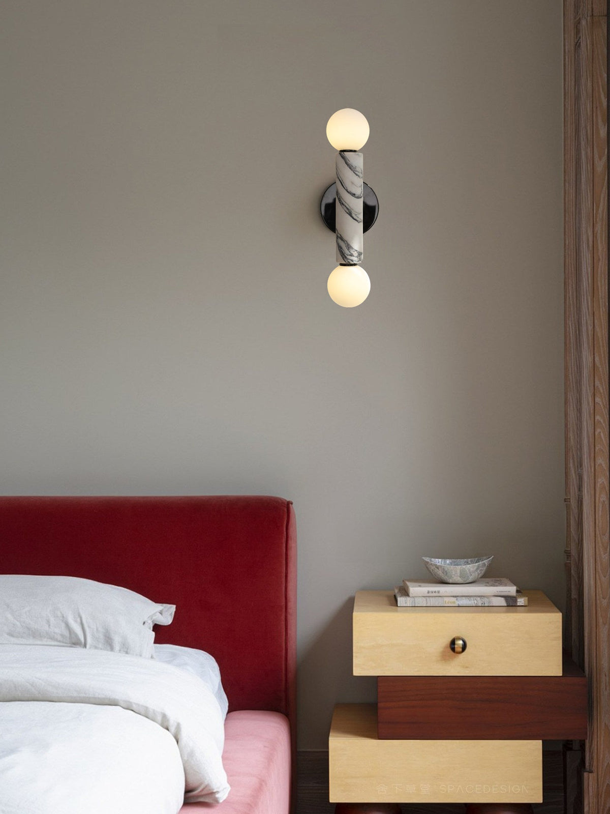 Oreleaine aplique de pared Orb