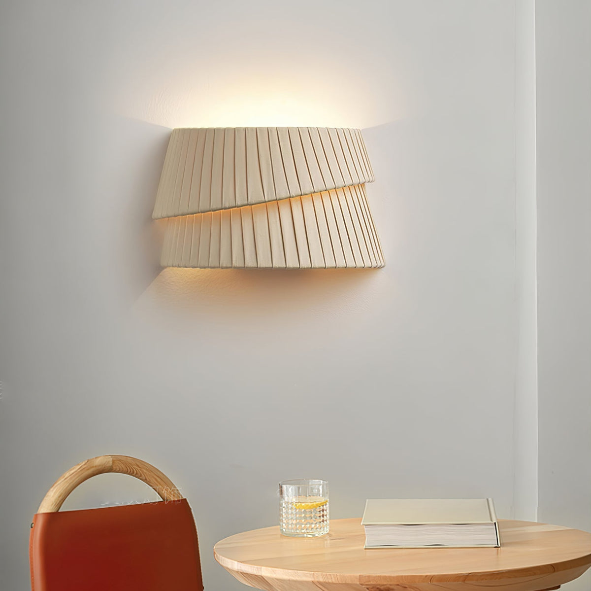 Cevelarae aplique de pared Premium nórdico con arte en tejido y diseño torsionado