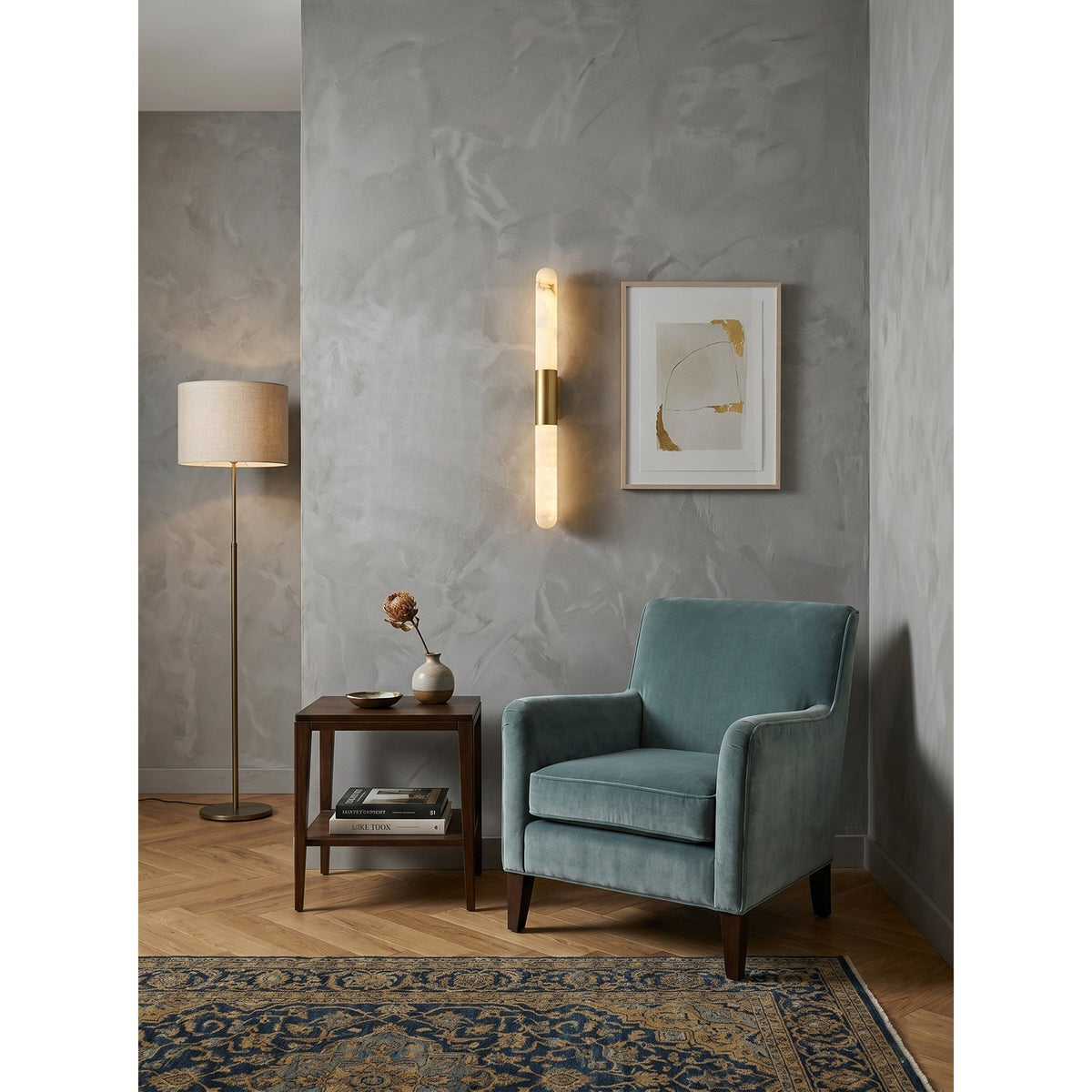 Eireaya Line aplique de pared alabastro