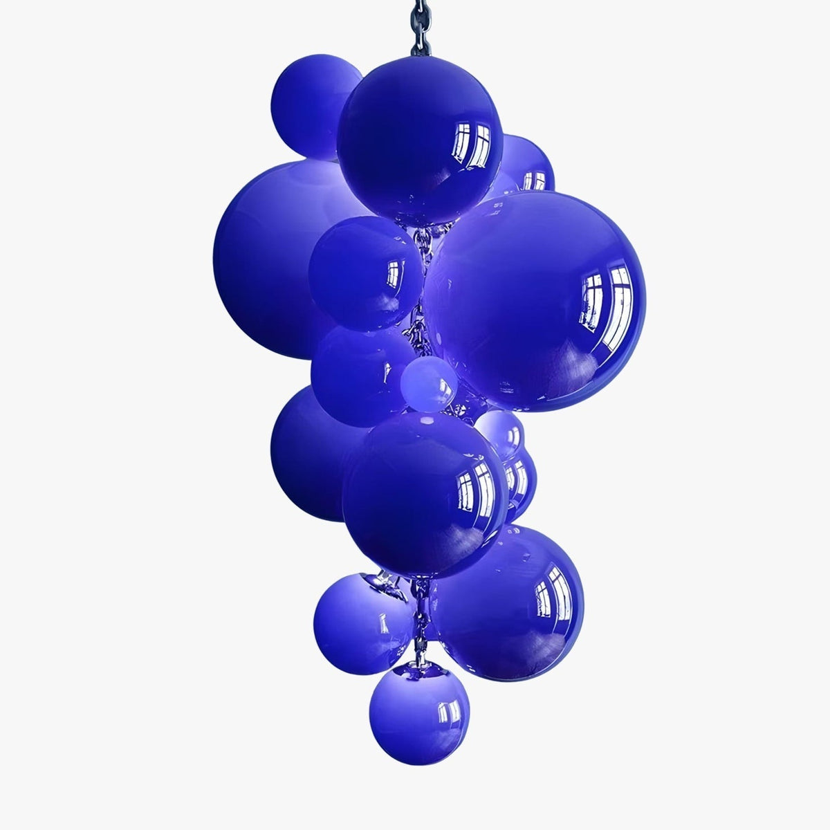 Blixo lámpara de araña de vidrio Murano en racimo de uvas estilo Art Deco