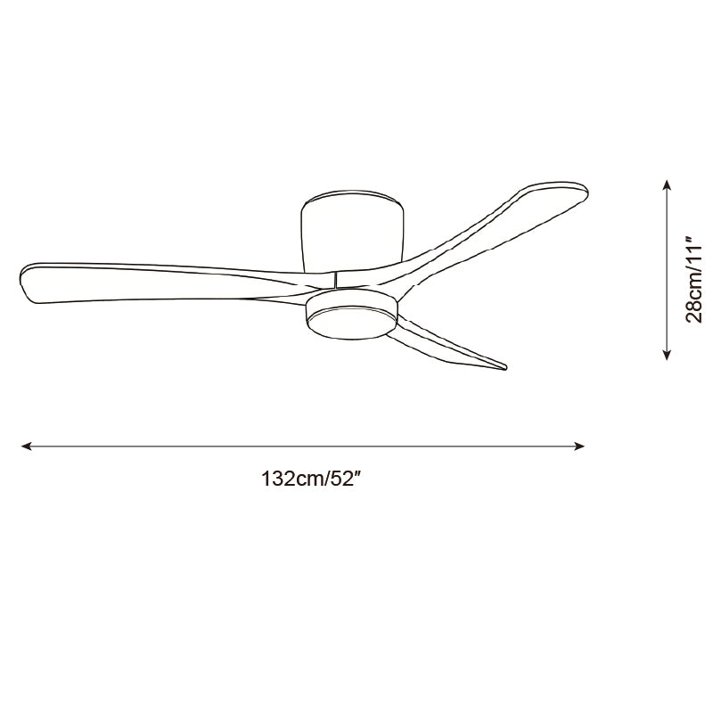 Miroise ventilador de techo con luz